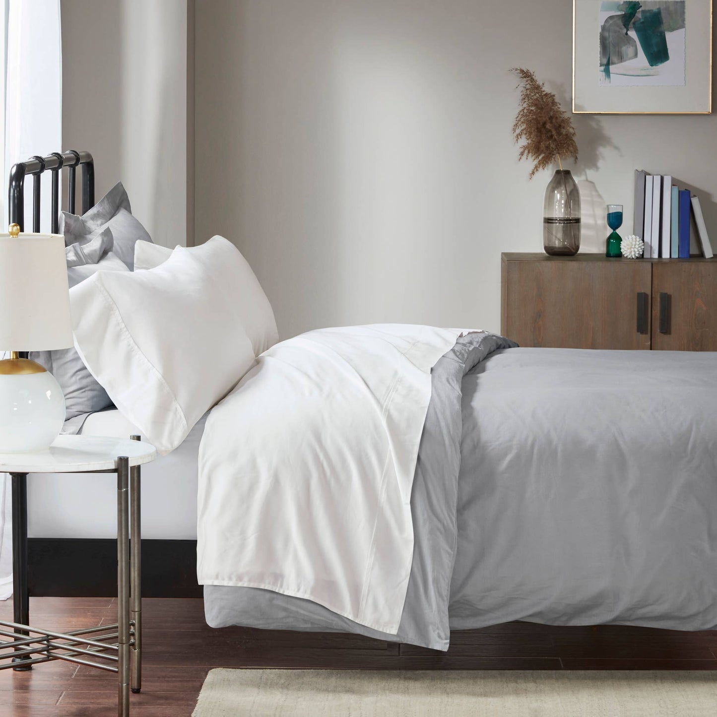 1500 Thread Count Pillow Cases, White Pillow Covers, 2-Pack