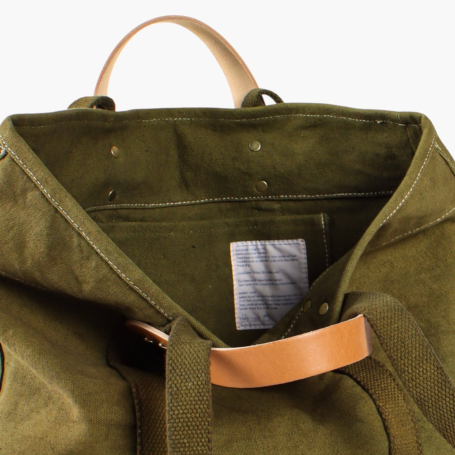 Small East West Tote | Olive