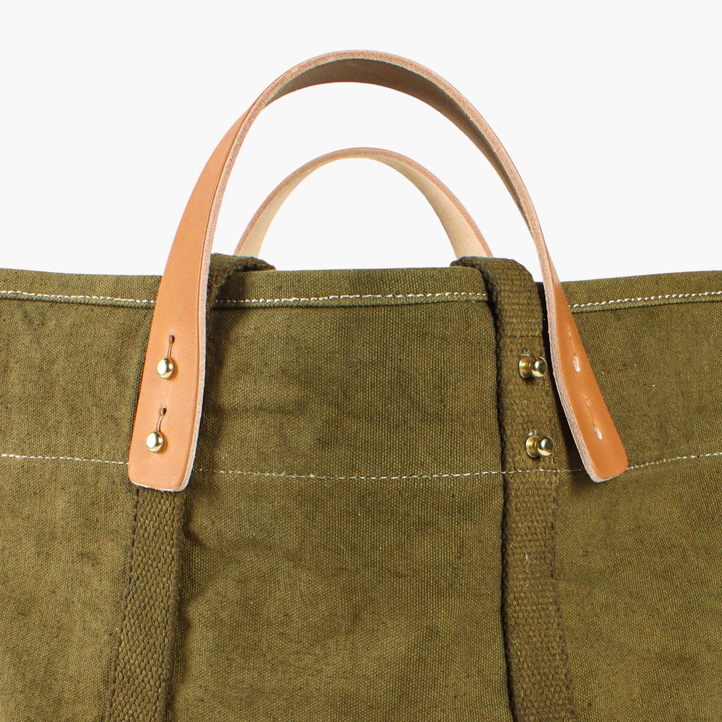 Small East West Tote | Olive