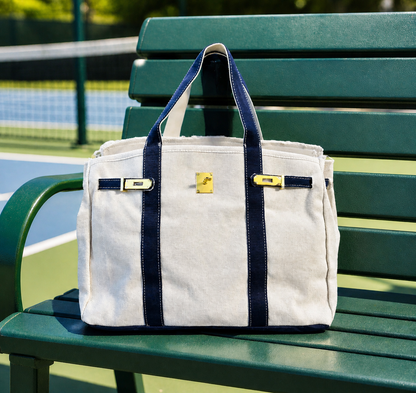 Boatkin Tote Bag Navy Trim