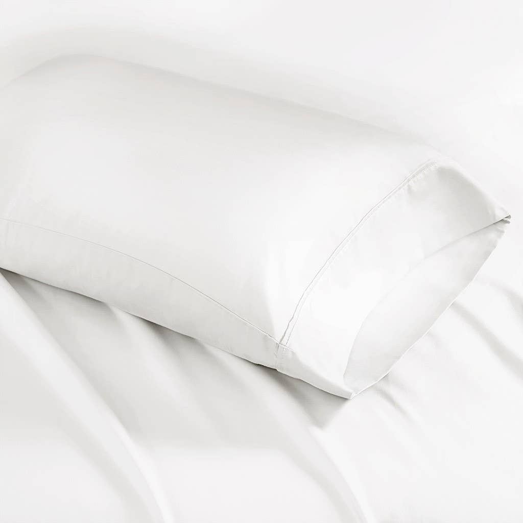 1500 Thread Count Pillow Cases, White Pillow Covers, 2-Pack