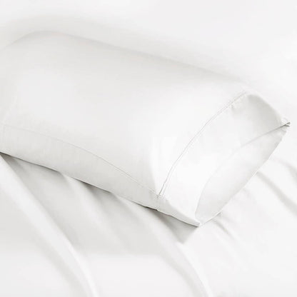 1500 Thread Count Pillow Cases, White Pillow Covers, 2-Pack