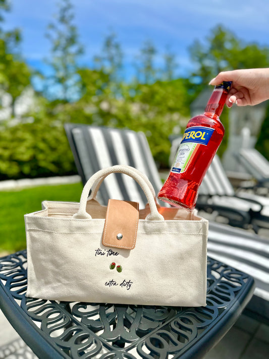 Carmel Single Bottle Wine Bag