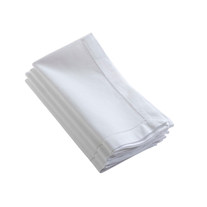 Classic Hemstitched Linen-Cotton Cloth Napkin
