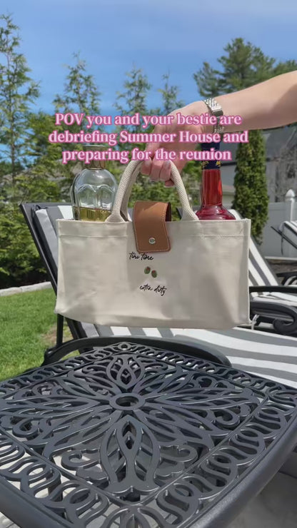 Carmel Single Bottle Wine Bag