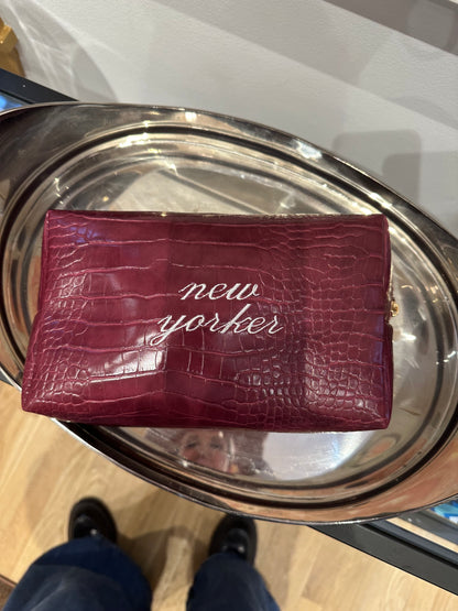 Croc Chic Cosmetic Pouch